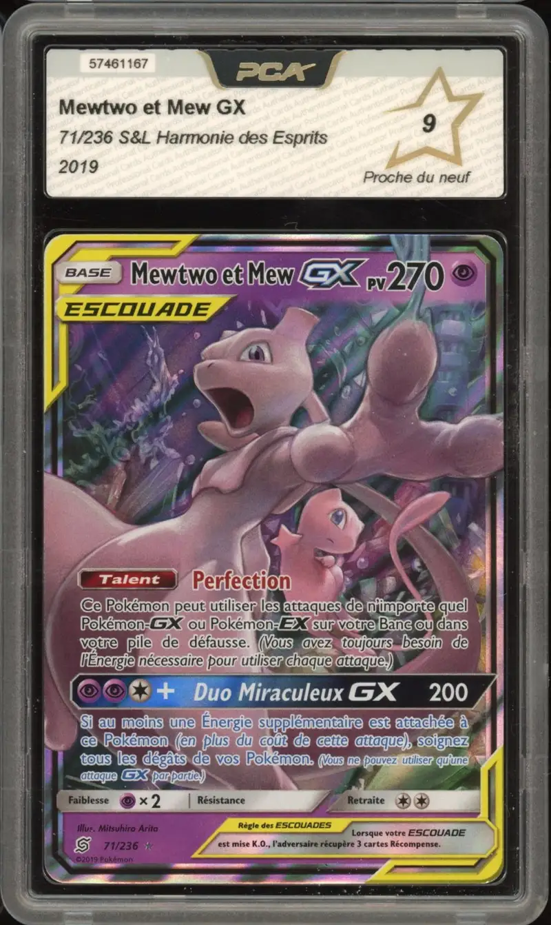 PCA 9 Mewtwo et Mew Gx