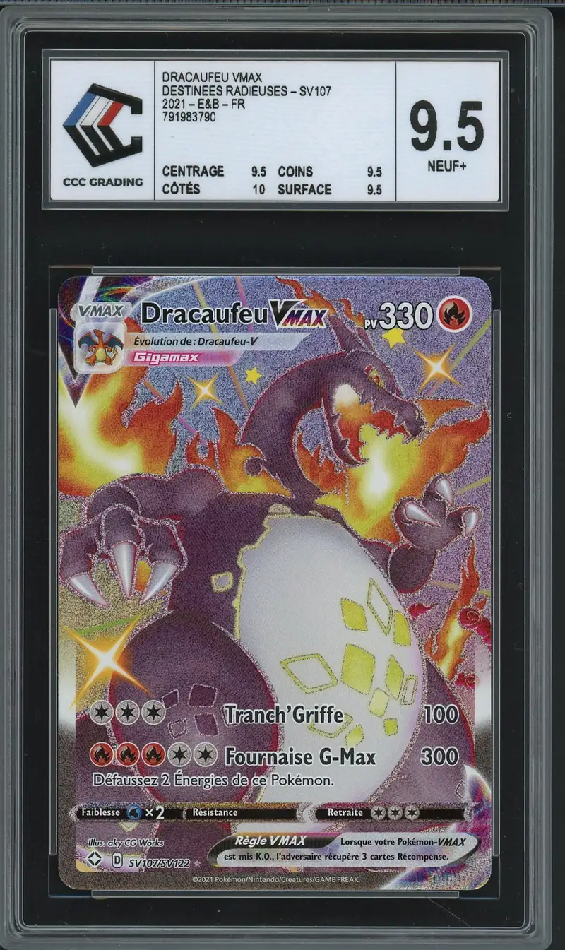 CCC 9.5 Dracaufeu VMax Shiny