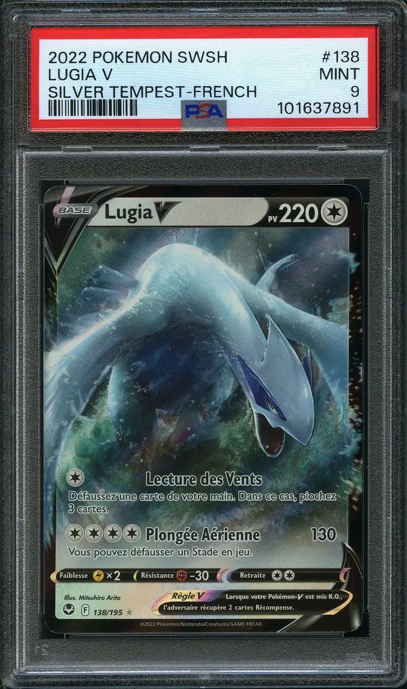 PSA 9 Lugia V