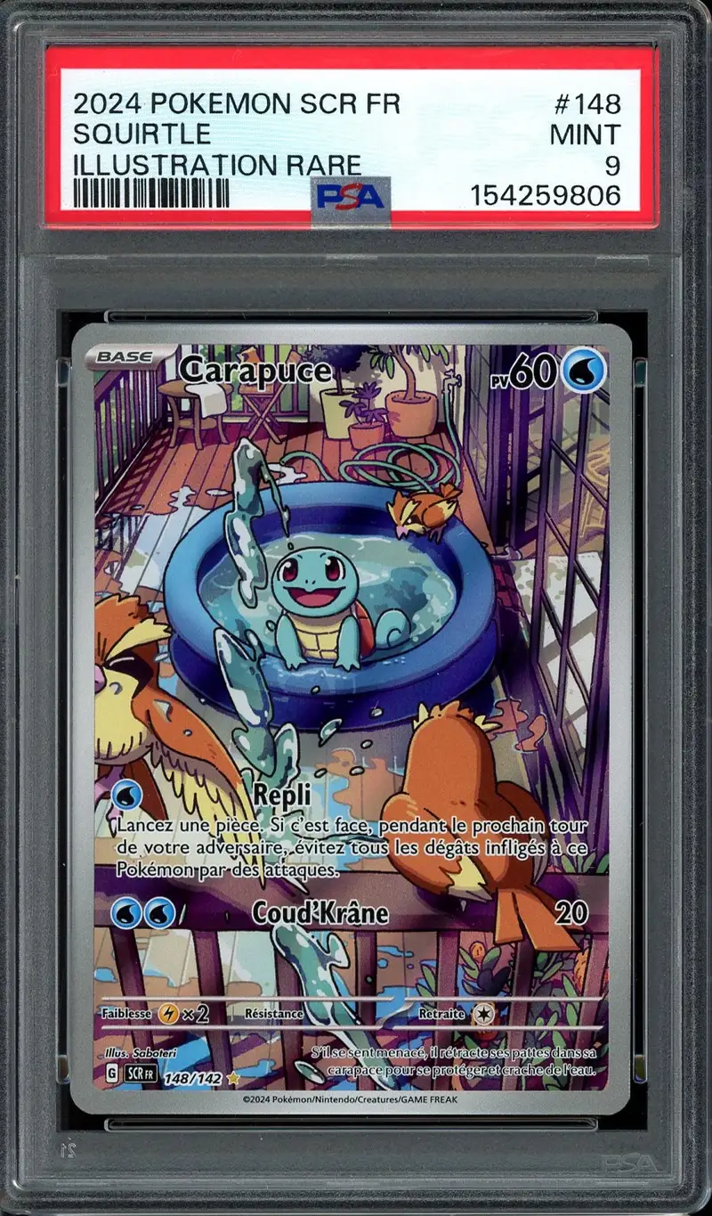 PSA 9 Carapuce