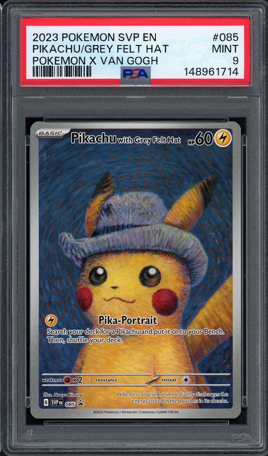 ポケモンカードゲーム PSA 9 Pikachu with Grey Felt Hat PSA 9 Pikachu with Grey Felt Hat