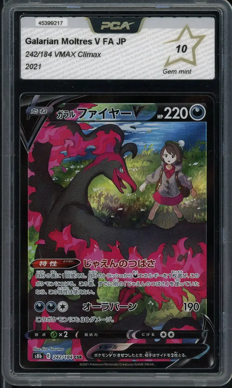 PSA 10 Galarian Moltres