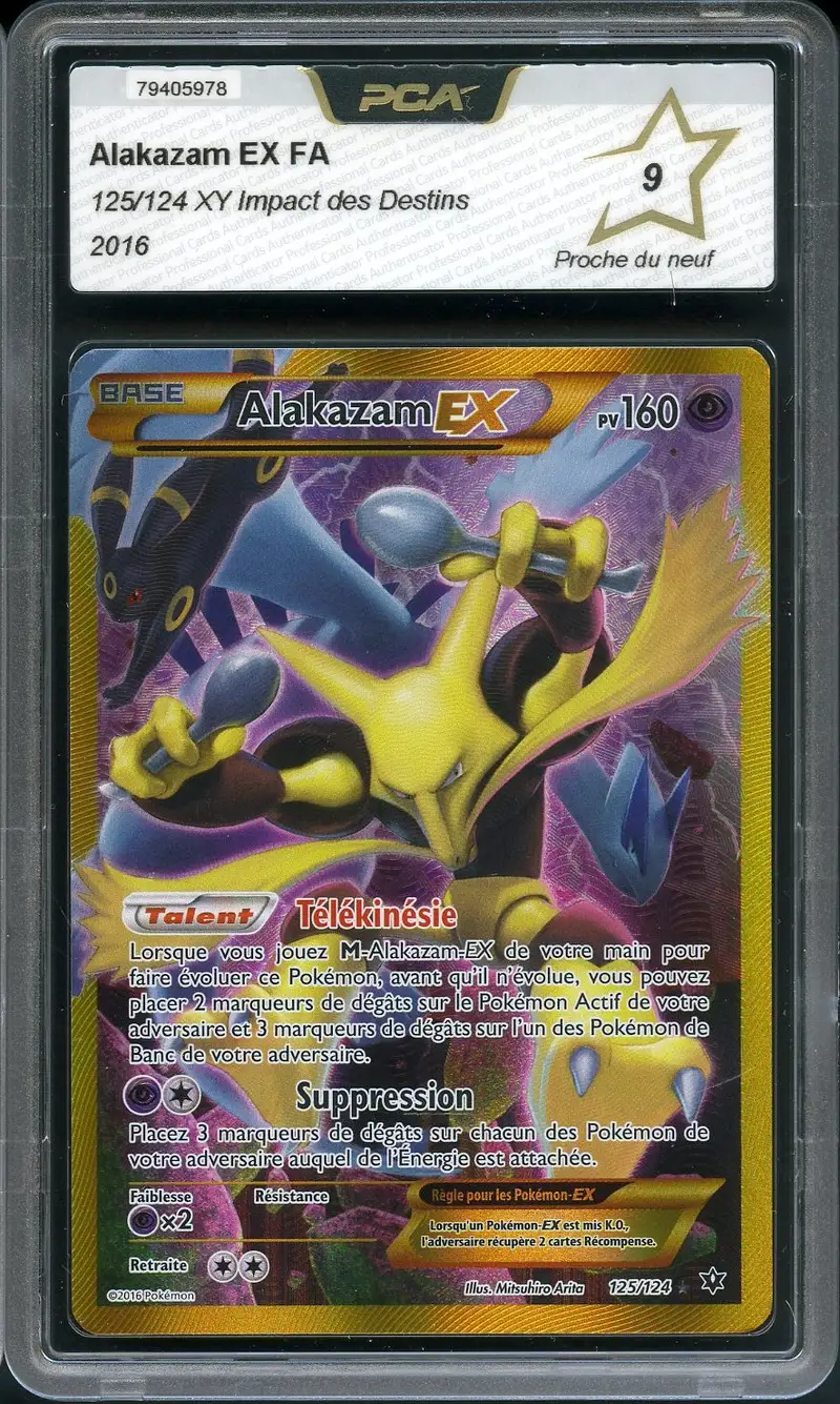 PCA 9 Alakazam Ex Gold