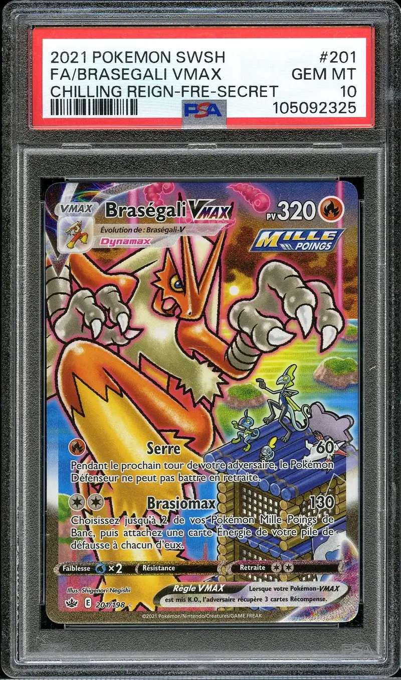 PSA 10 Braségali VMax