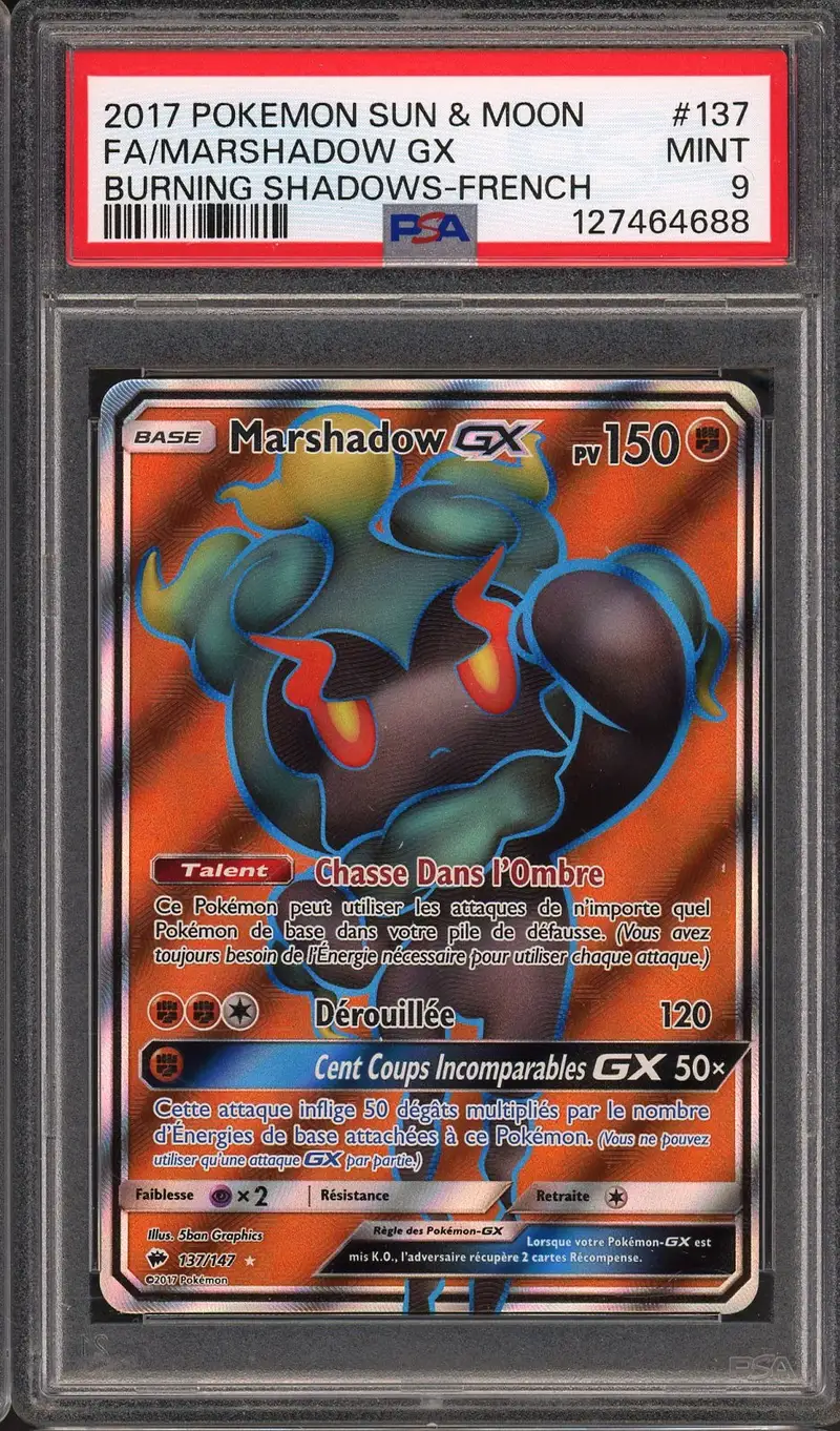 PSA 9 Marshadow Gx