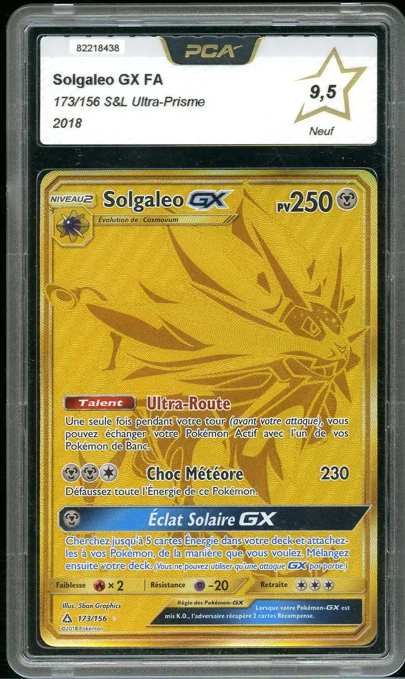 PCA 9.5 Solgaleo Gx Gold