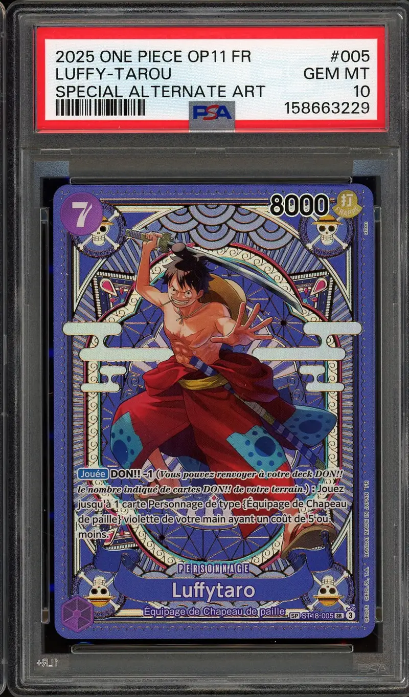 PSA 10 Luffy Tarou