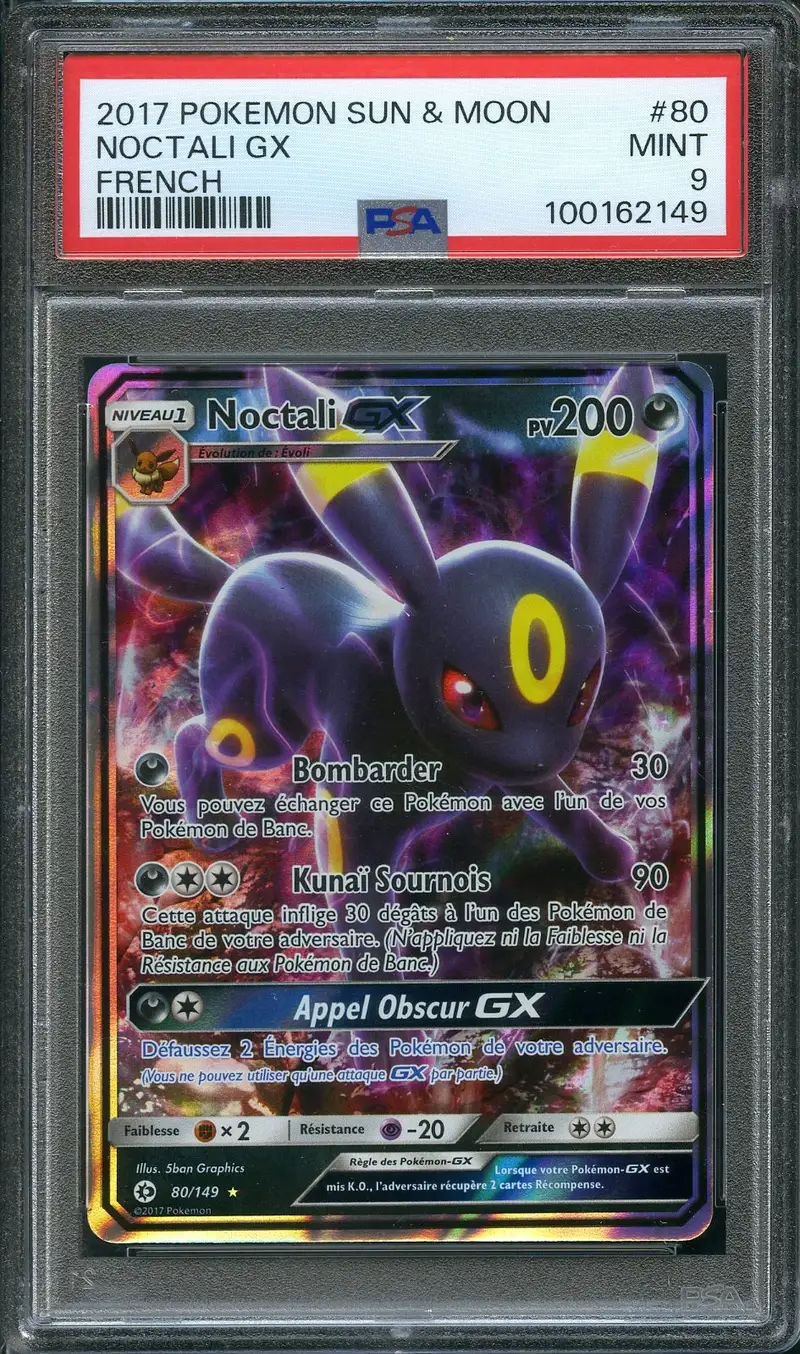 PSA 9 Noctali Gx