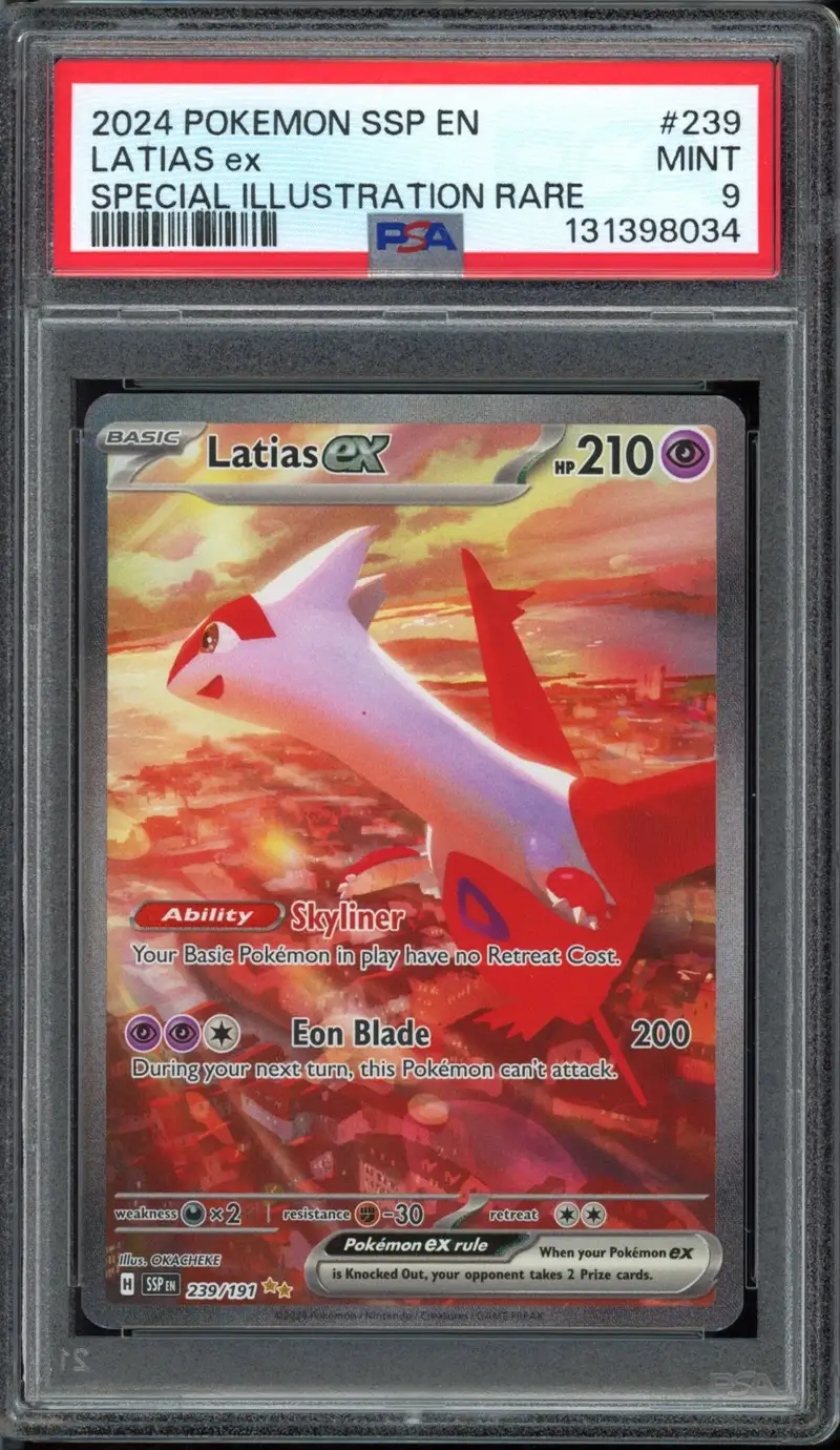 PSA 9 Latias Ex