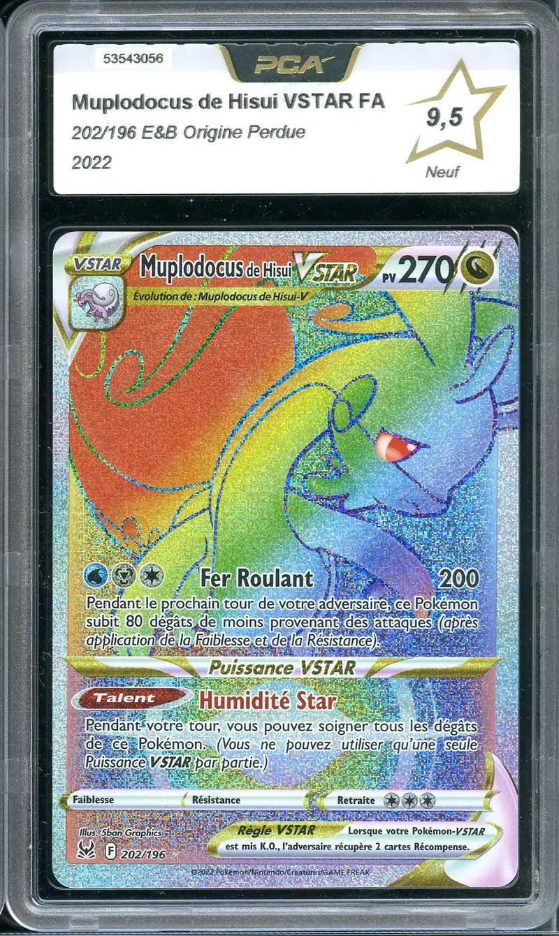 PCA 9.5 Muplodocus de Hisui VStar Rainbow