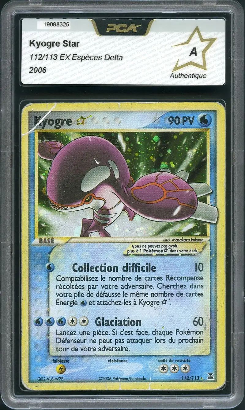 PCA A Kyogre Gold Star