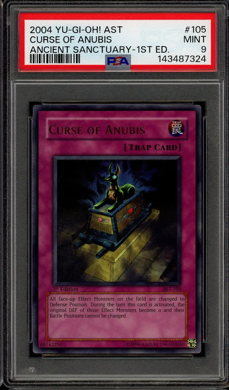 PSA 9 Curse Of Anubis