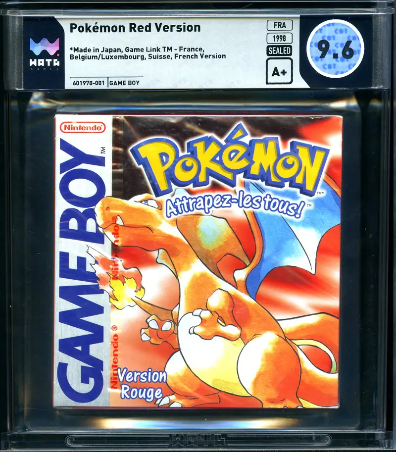 WATA 9.6 Pokémon Version Rouge
