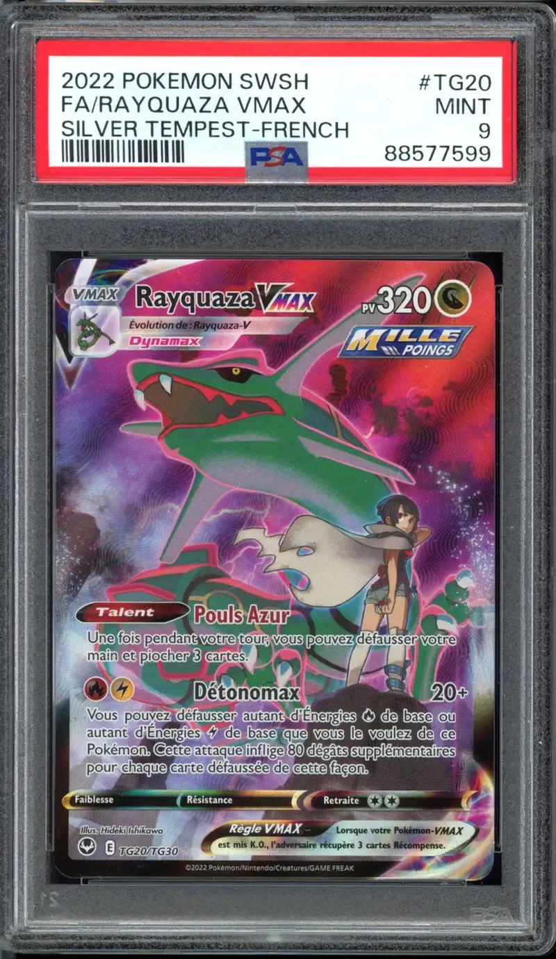 PSA 9 Rayquaza VMax