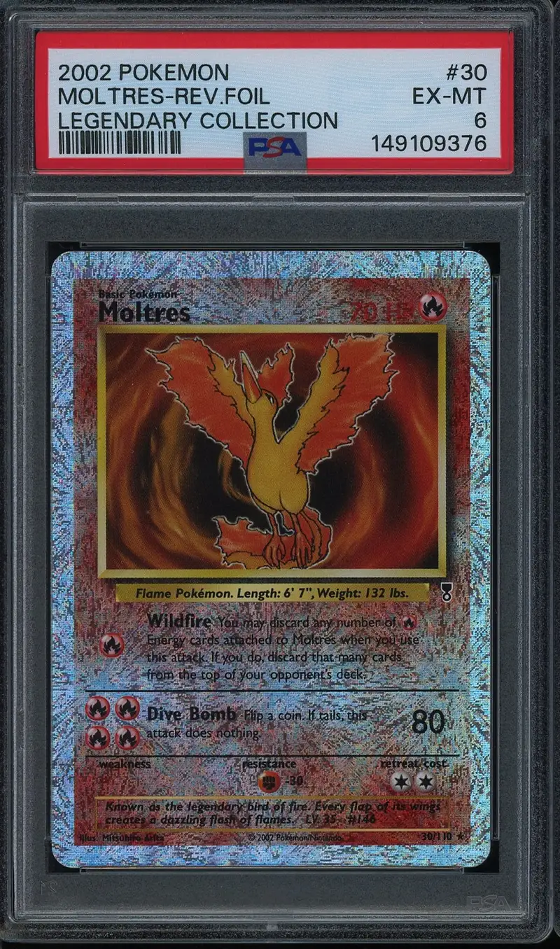 PSA 6 Moltres Reverse