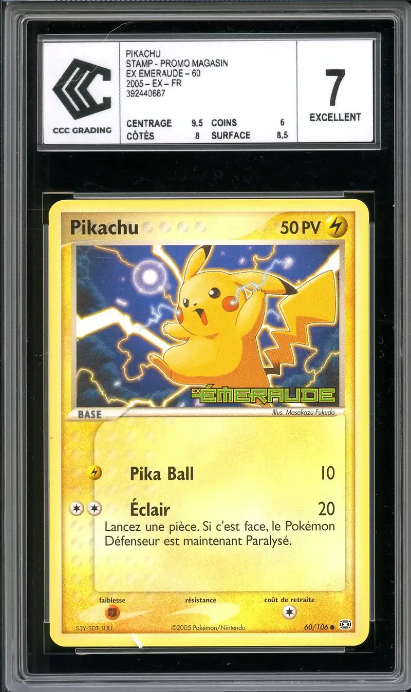 CCC 7 Pikachu Stamp