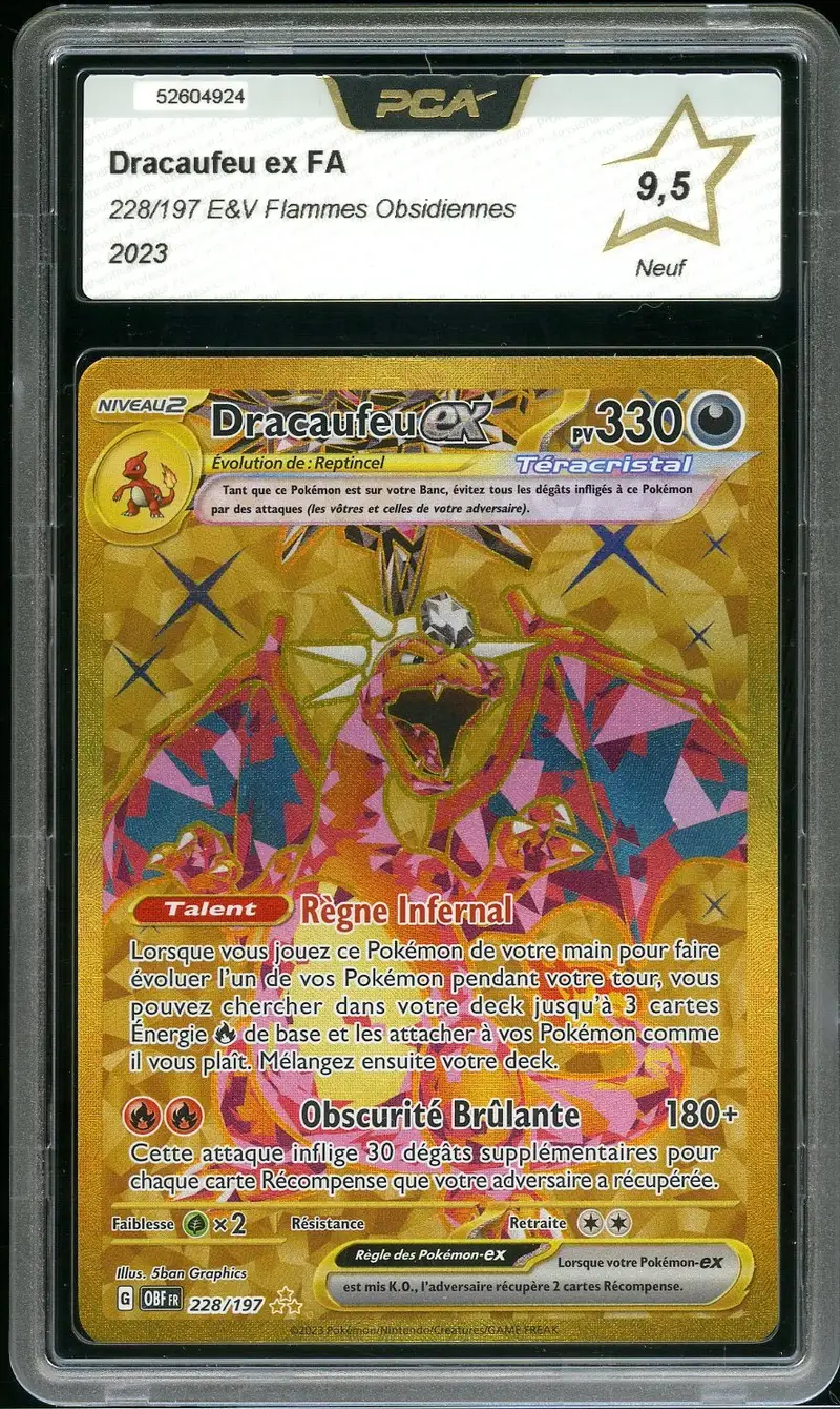 PCA 9.5 Dracaufeu Ex Gold