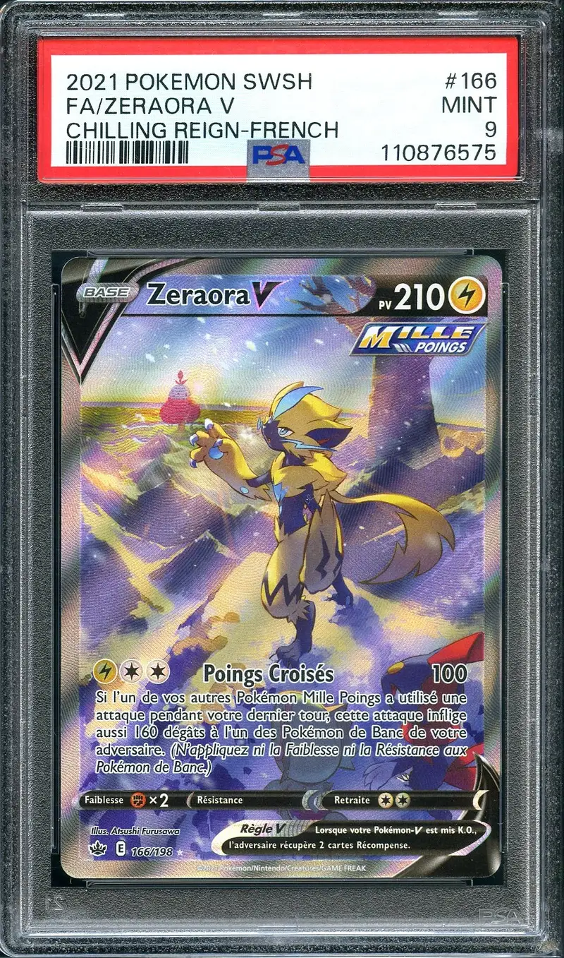 PSA 9 Zeraora V