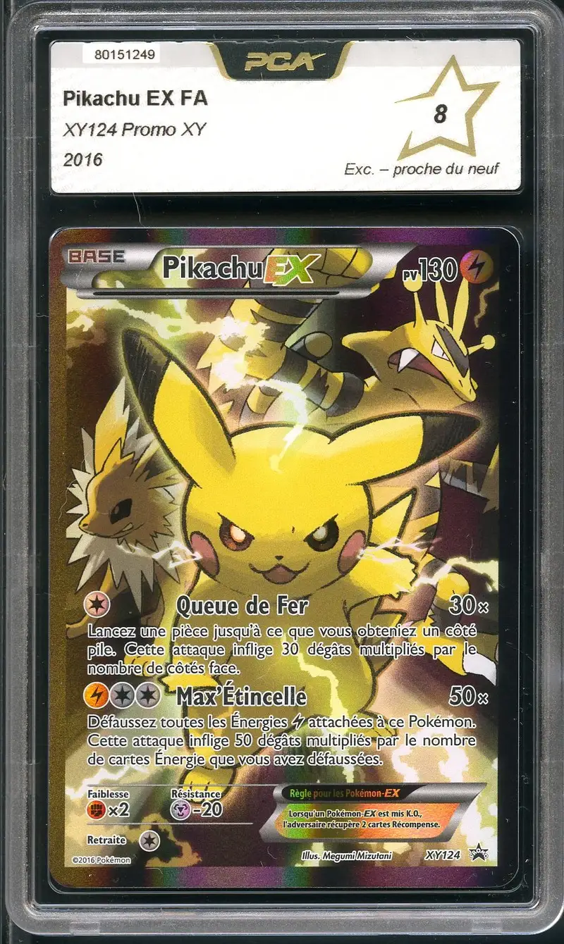 PCA 8 Pikachu Ex