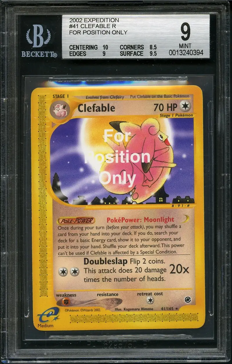BGS 9 Clefable For Position Only