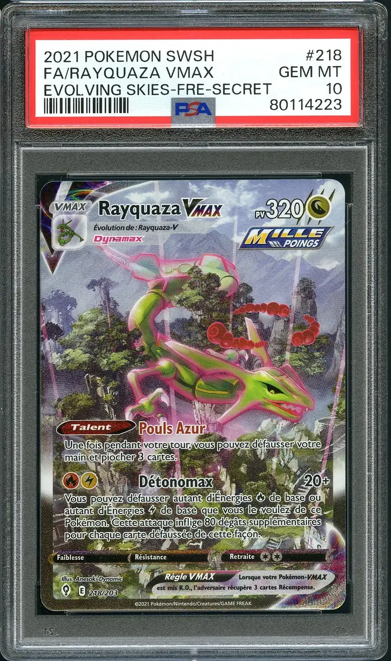 PSA 10 Rayquaza VMax