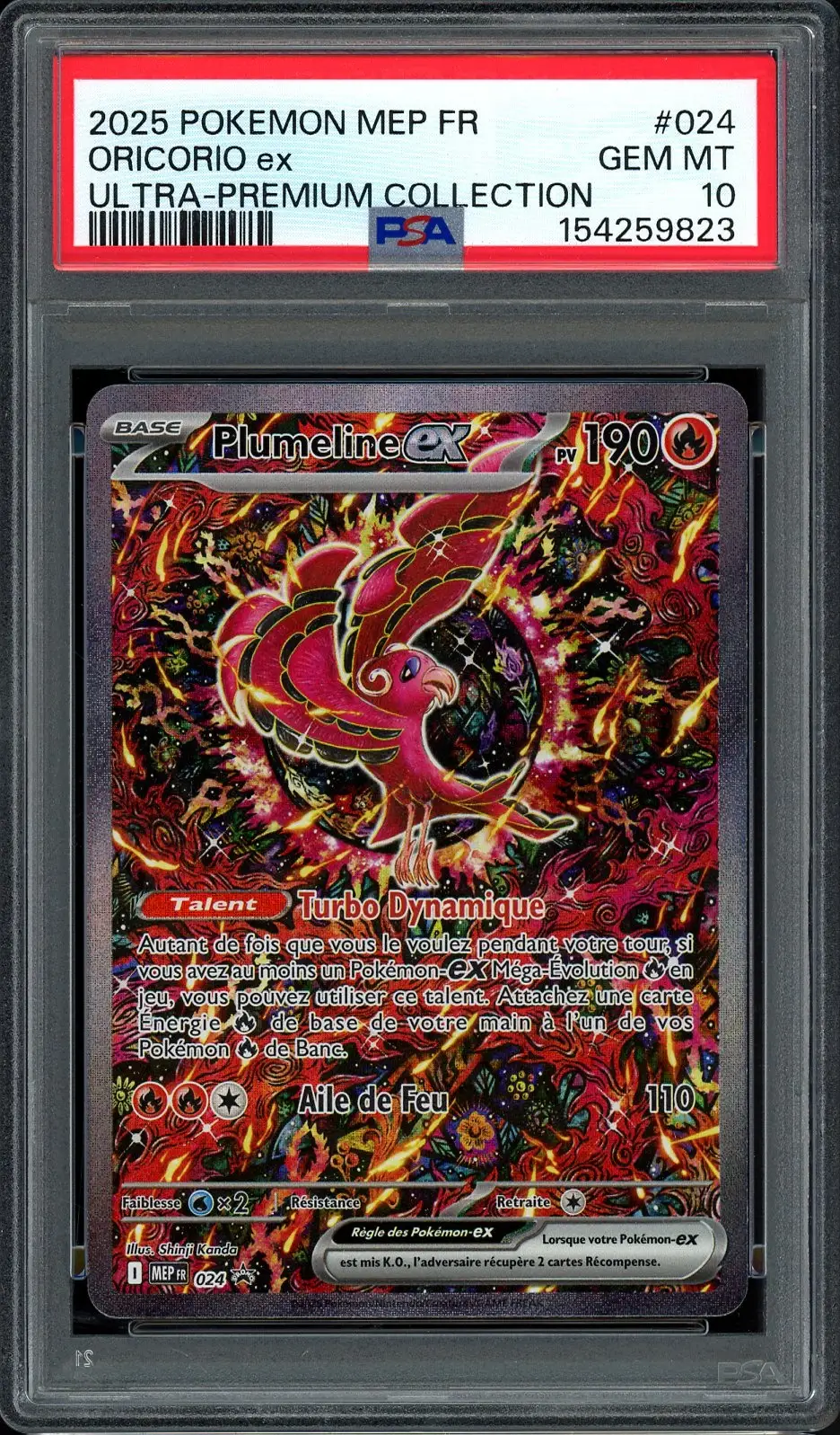 PSA 10 Oricorio Ex