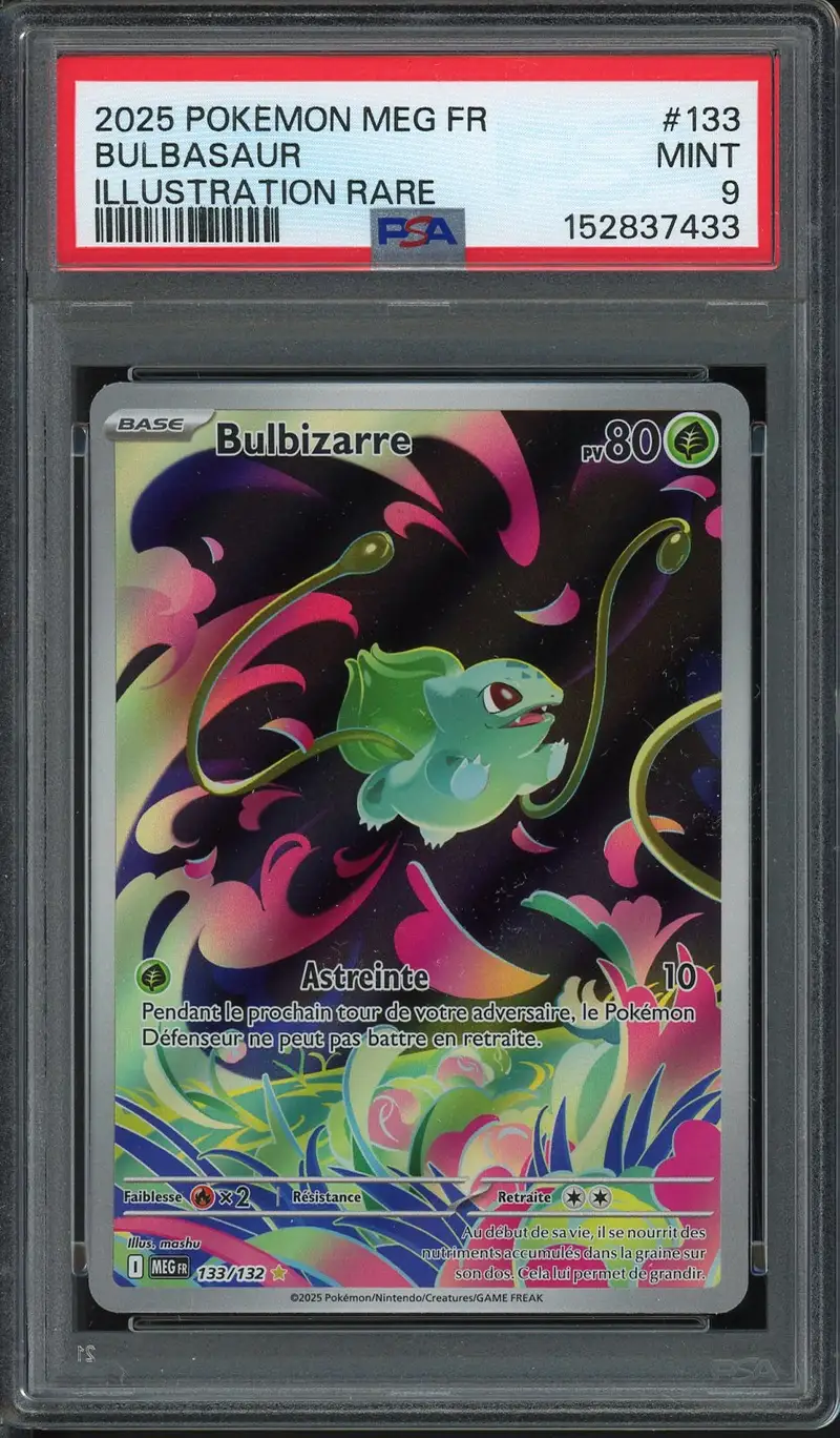 PSA 9 Bulbizarre