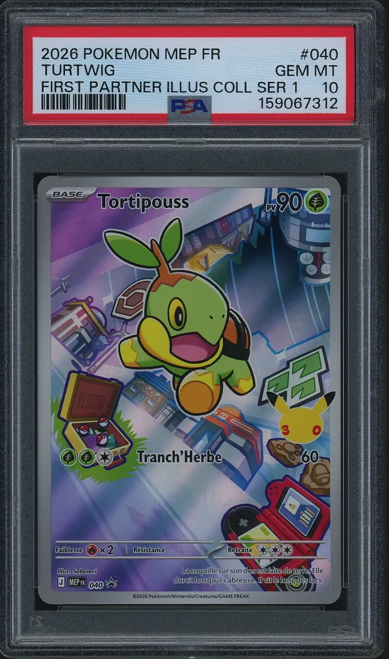 PSA 10 Tortipouss
