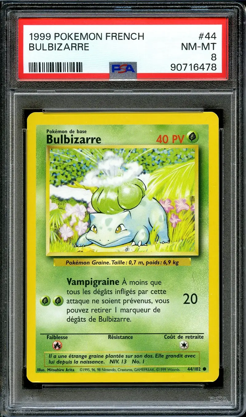 PSA 8 Bulbizarre