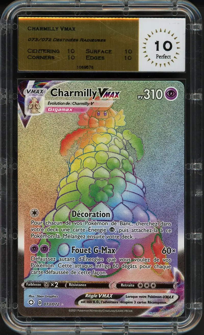 MTG 10 Charmilly VMax Rainbow