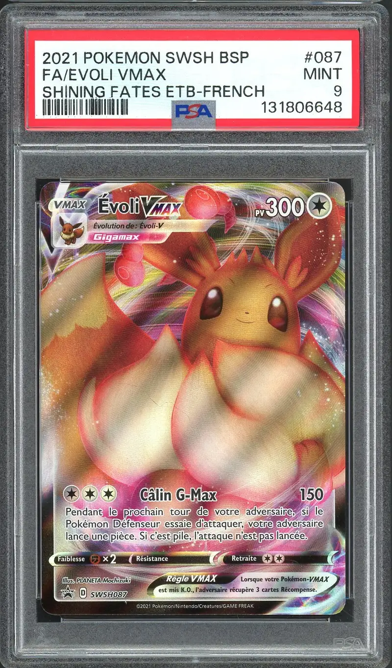PSA 9 Evoli VMax
