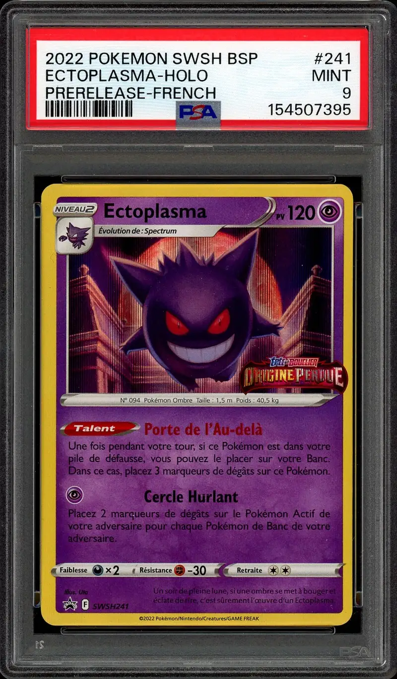 PSA 9 Ectoplasma Holo Stamp