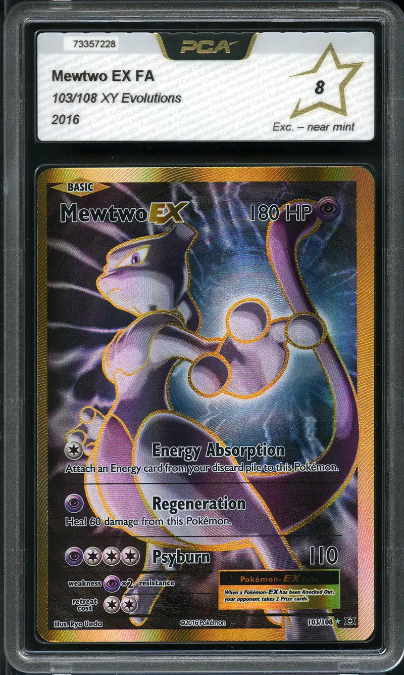 PCA 8 Mewtwo Ex Gold