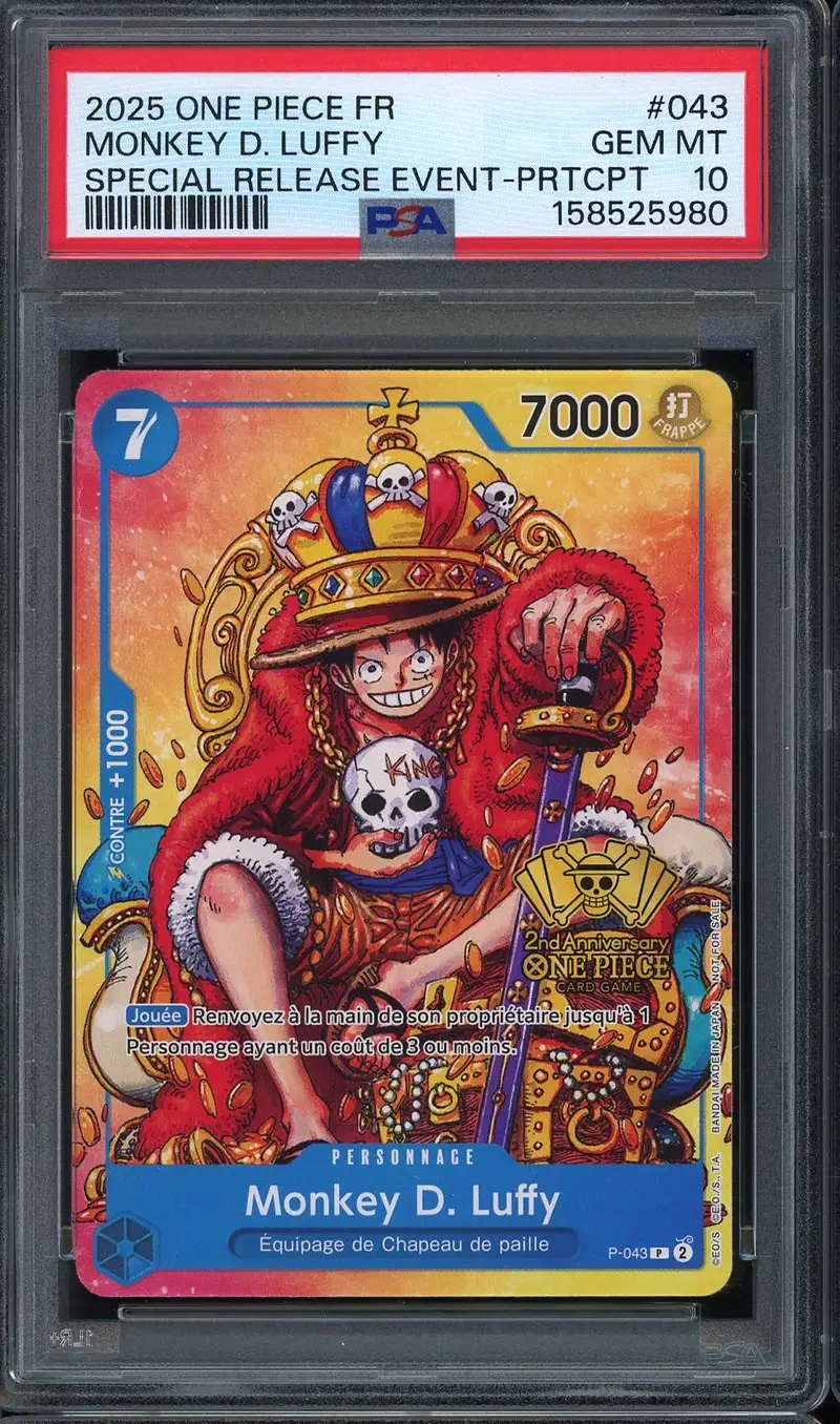 PSA 10 Monkey D. Luffy X Borussia Dortmund