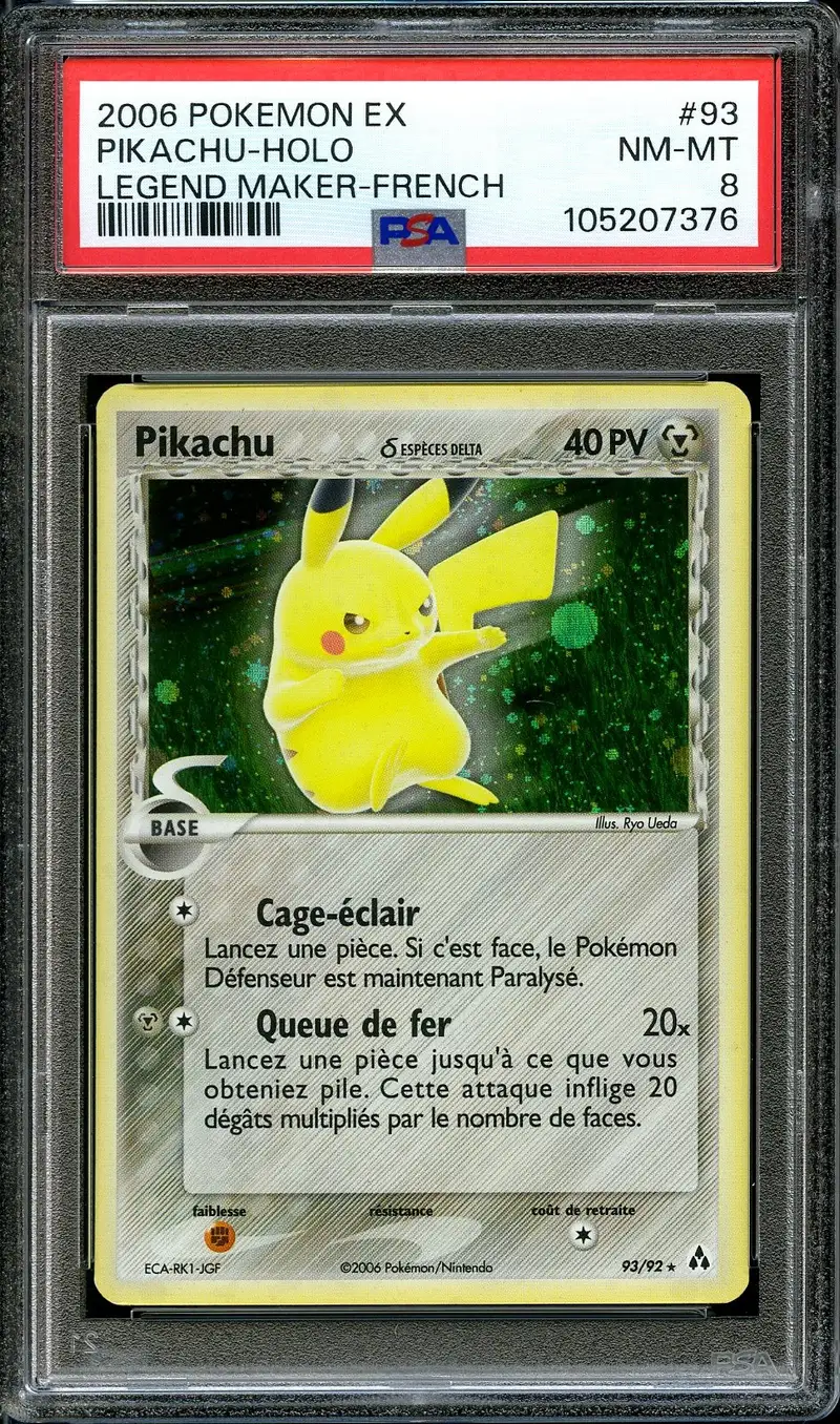 PSA 8 Pikachu Holo