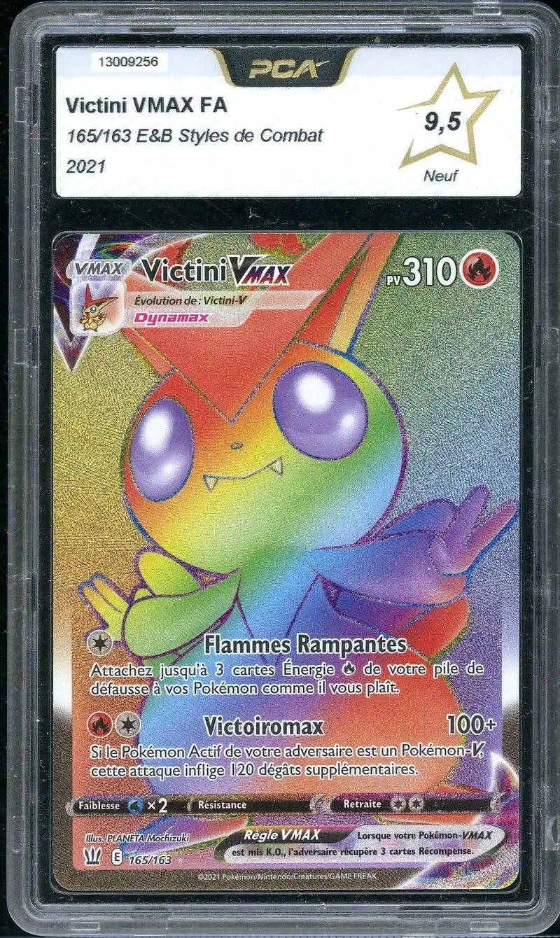 PCA 9.5 Victini VMax Rainbow