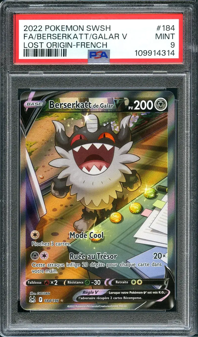 PSA 9 Berserkatt de Galar V