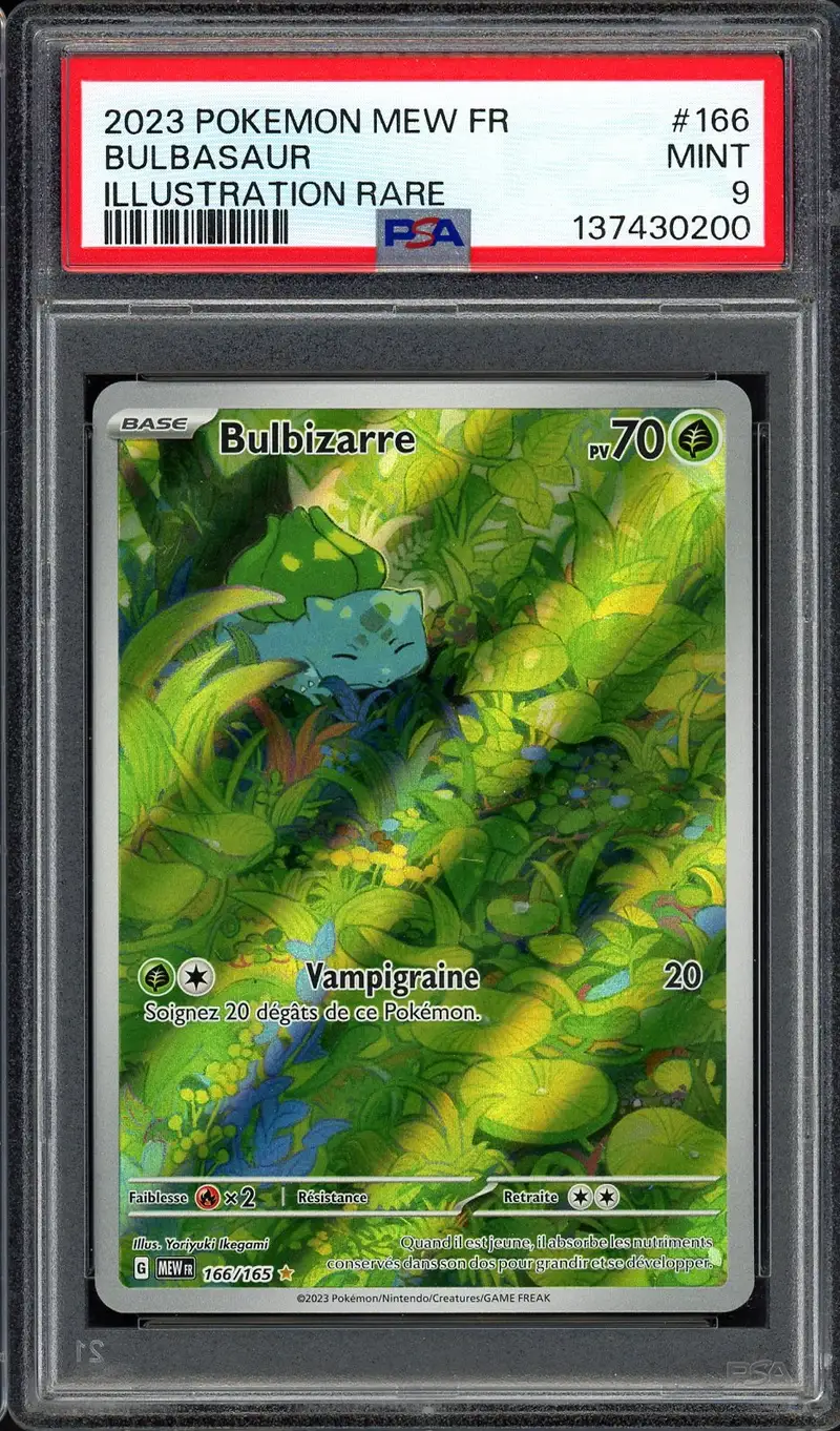 PSA 9 Bulbizarre