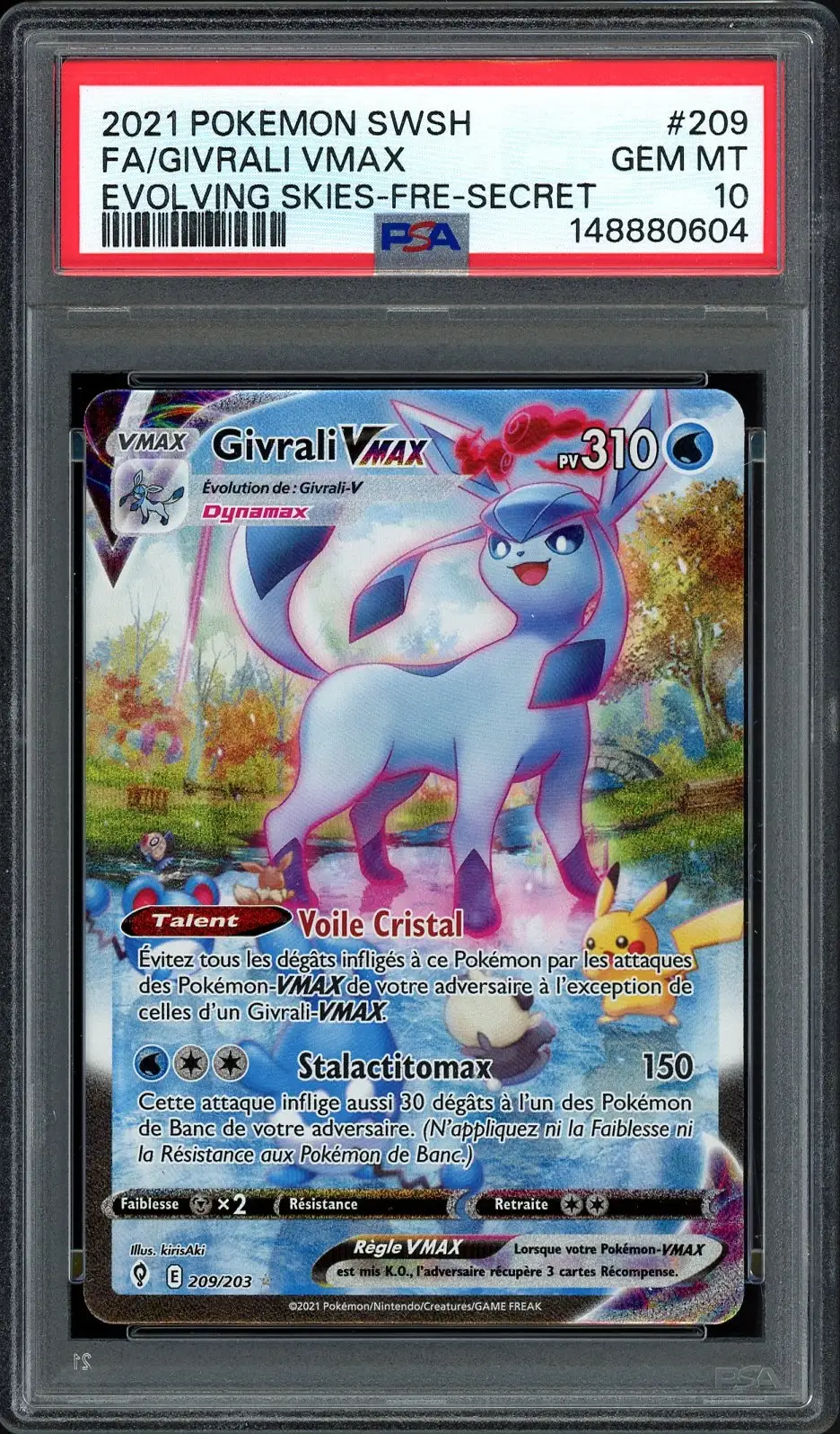 PSA 10 Givrali VMax