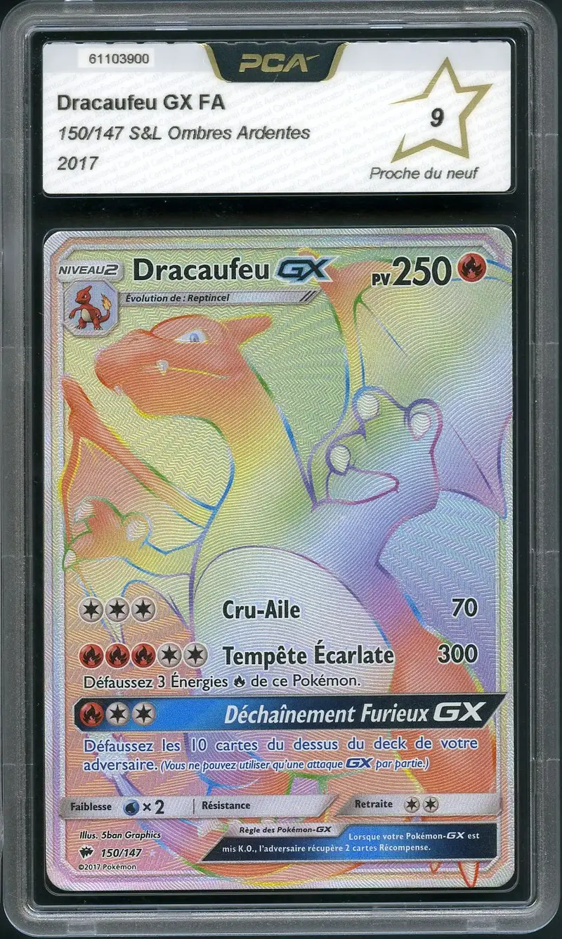 PCA 9 Dracaufeu Gx Rainbow