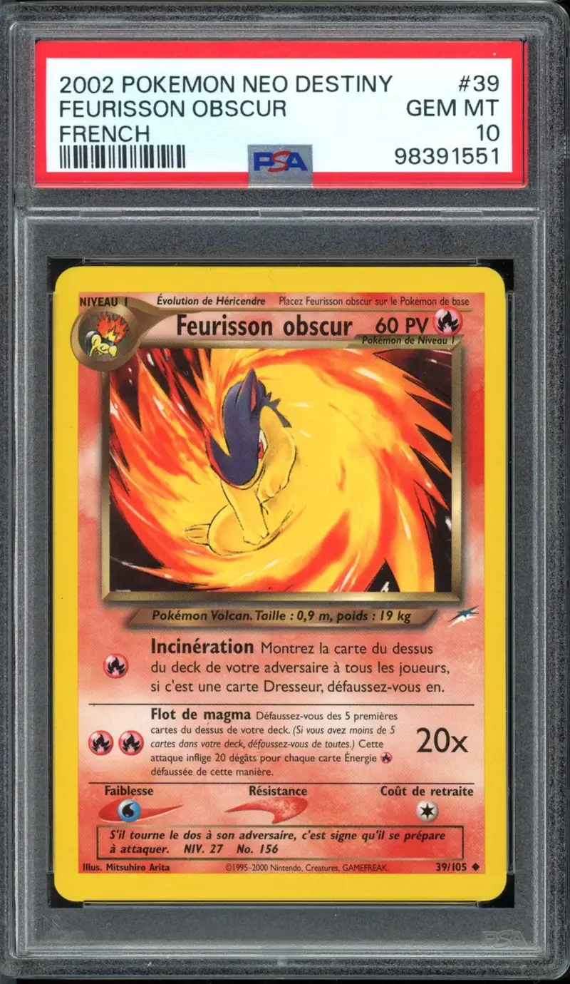 PSA 10 Feurisson Obscur