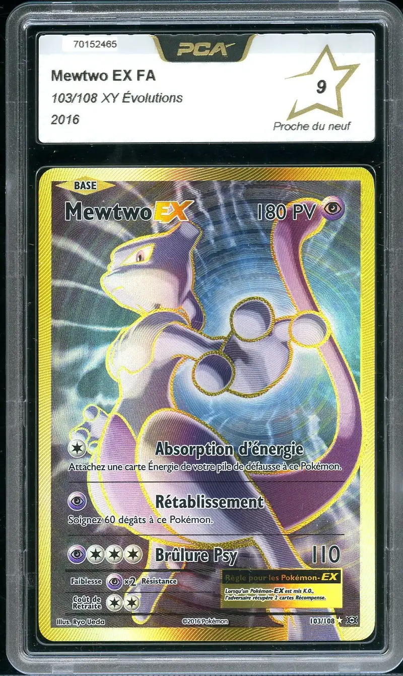 PCA 9 Mewtwo Ex Gold