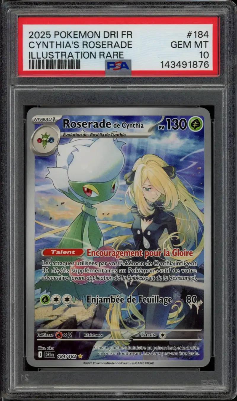 PSA 10 Roserade de Cynthia