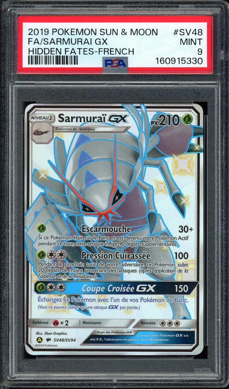 PSA 9 Sarmuraï Gx Shiny