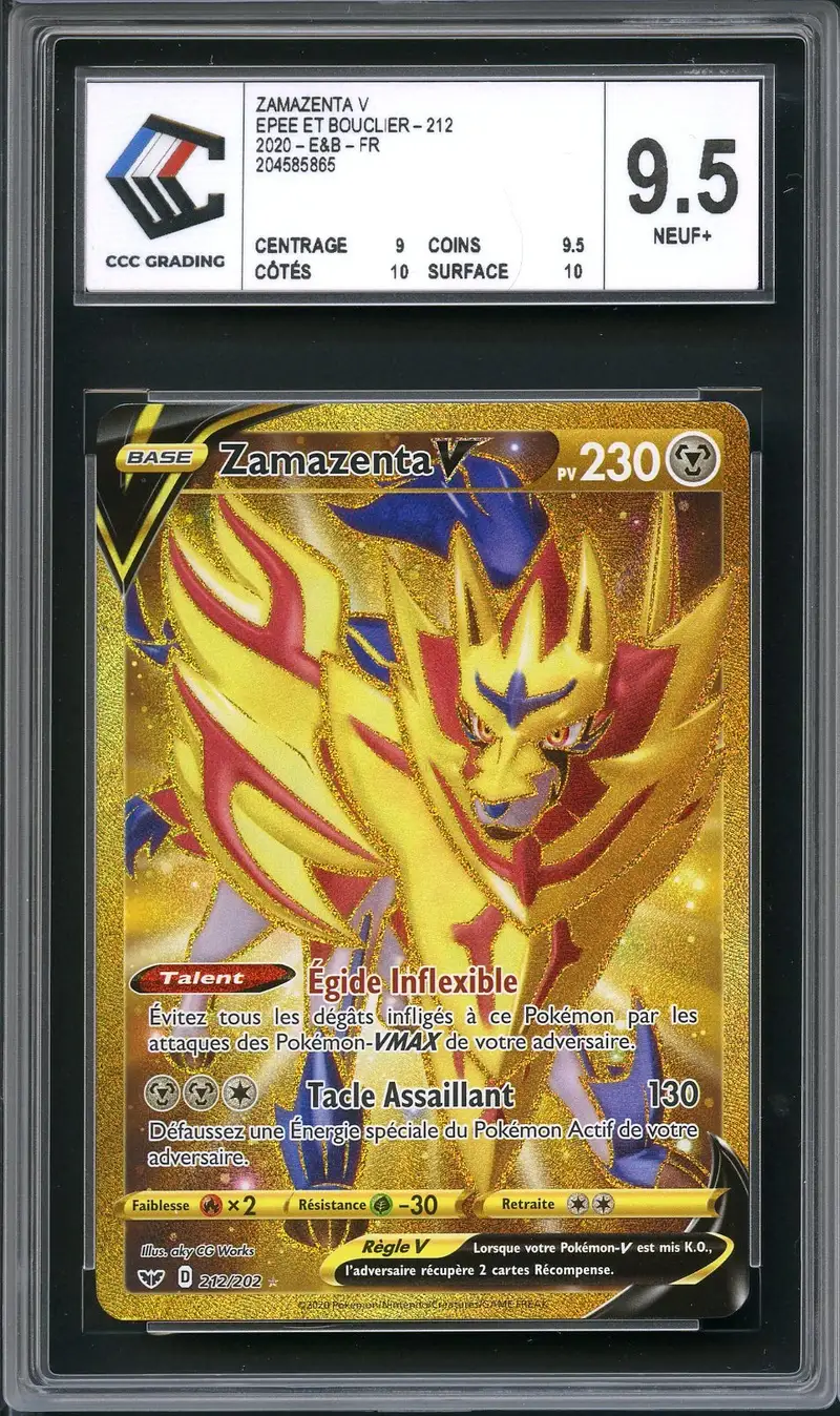CCC 9.5 Zamazenta V Gold