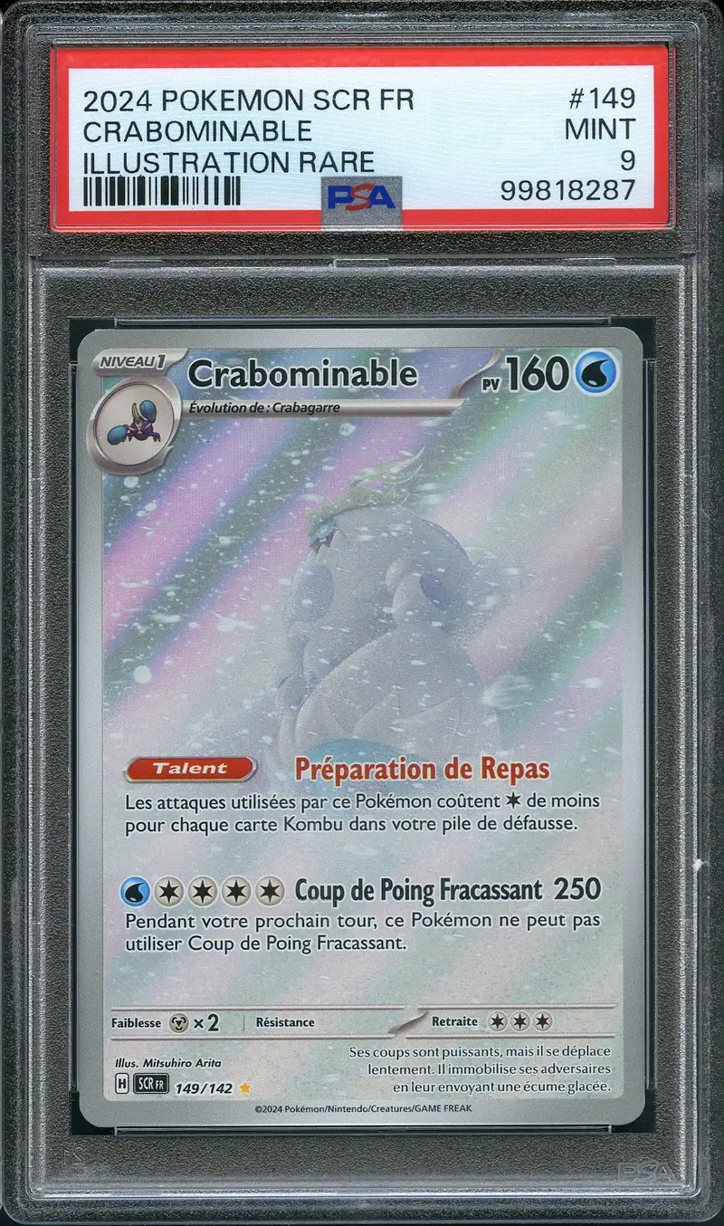 PSA 9 Crabominable