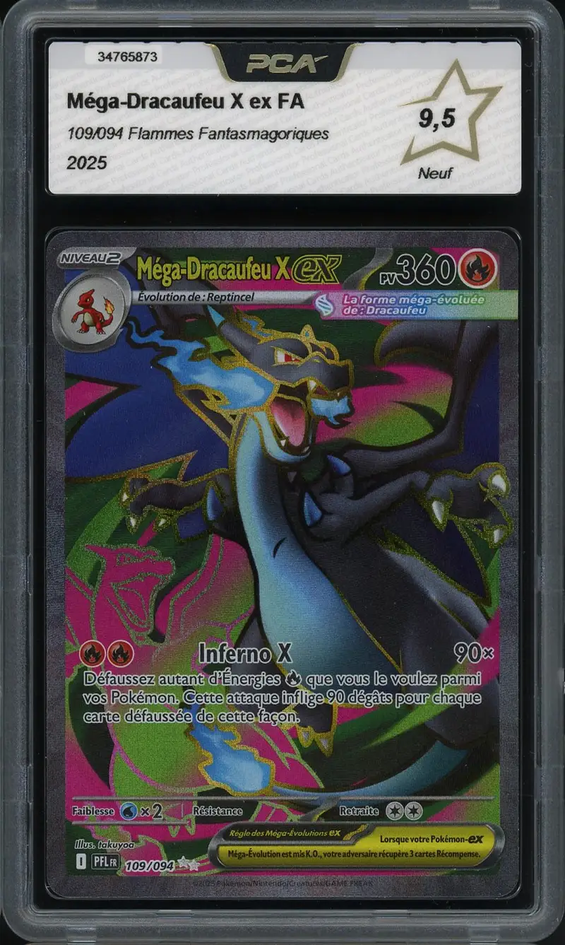 PCA 9.5 Méga-Dracaufeu X Ex