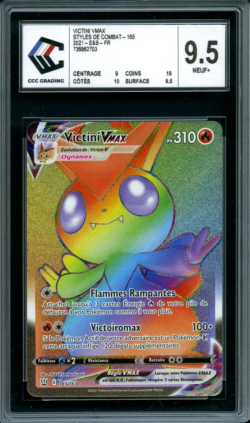 CCC 9.5 Victini VMax Rainbow