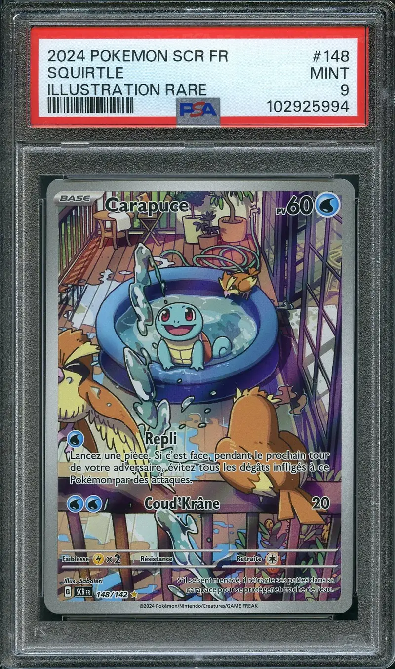 PSA 9 Carapuce