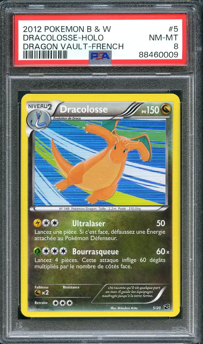 PSA 8 Dracolosse Holo